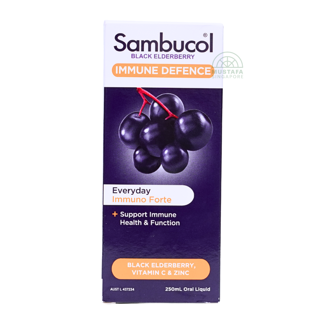 Sambucol Black Elderberry Immune Defence Oral Liquid Vegan 250ml