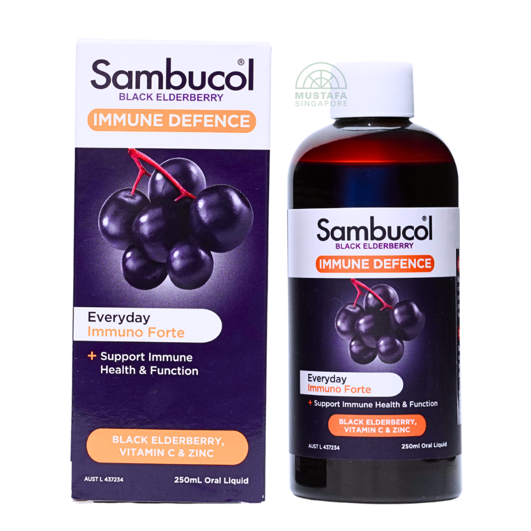 Sambucol Black Elderberry Immune Defence Oral Liquid Vegan 250ml