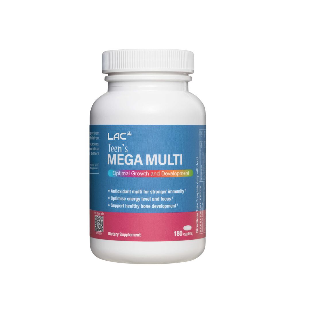 LAC Teen Mega Multi Daily Nutrition 180 Tablets