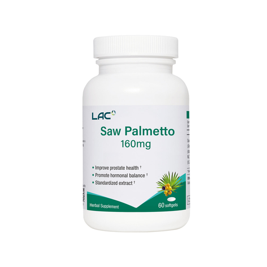 LAC Saw Palmetto Prostate Support 160mg x 60 Capsules
