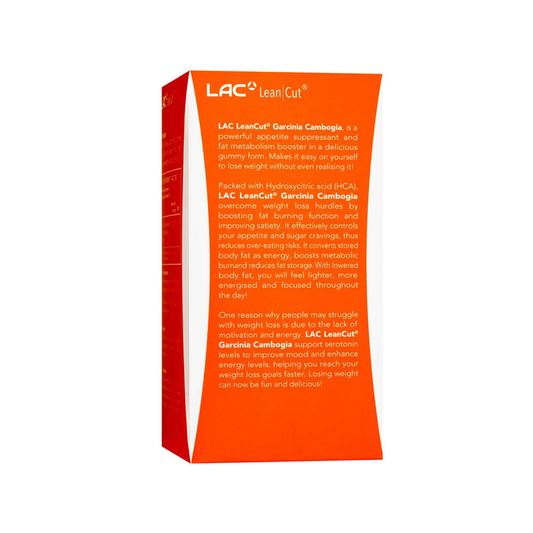 LAC LeanCut Garcinia Cambogia Weight Management Gummies 60 Pieces