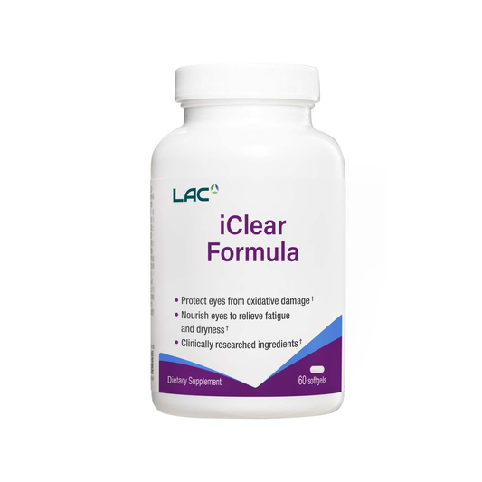 LAC iClear Eye Health Support 60 Capsules