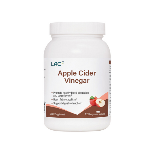 LAC Apple Cider Vinegar Digestive Support 120 Capsules