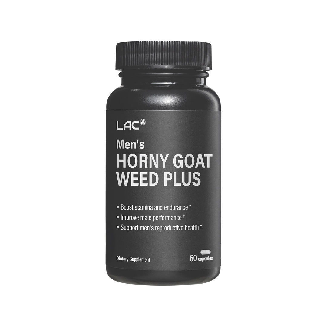 LAC Men's Horny Goat Weed Plus Vitality Support 60 Capsules