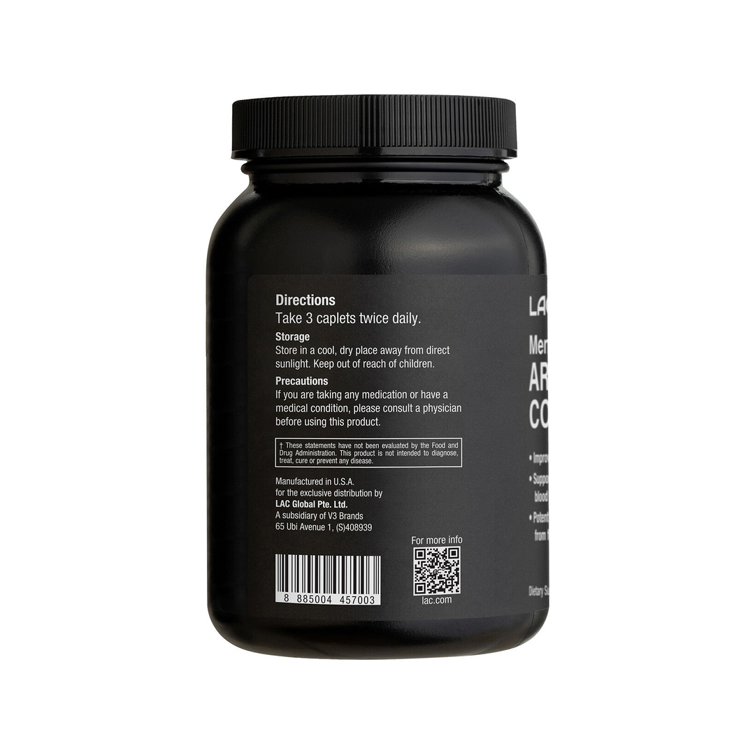 LAC Men's Arginine Complex Performance Support 90 Capsules