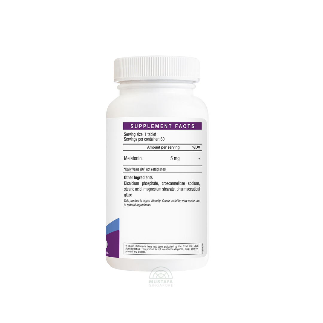 LAC Melatonin Sleep Support 5mg x 60 Capsules