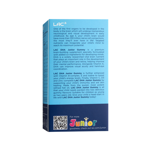 LAC DHA Junior Brain Development Gummies 60 Pieces