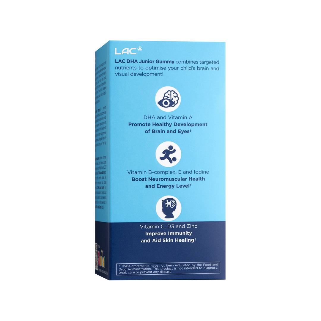 LAC DHA Junior Brain Development Gummies 60 Pieces