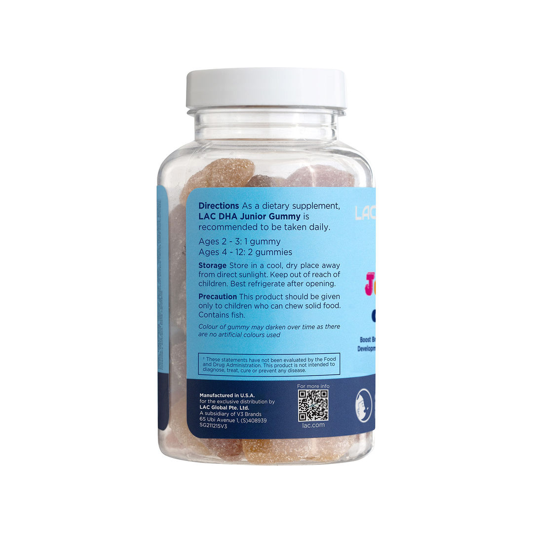 LAC DHA Junior Brain Development Gummies 60 Pieces