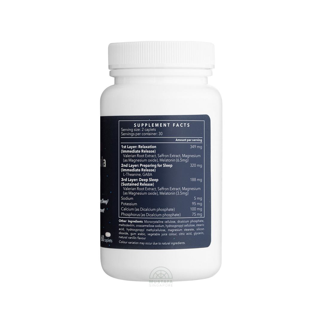 LAC TriAction Sleep Formula Night Support 60 Capsules