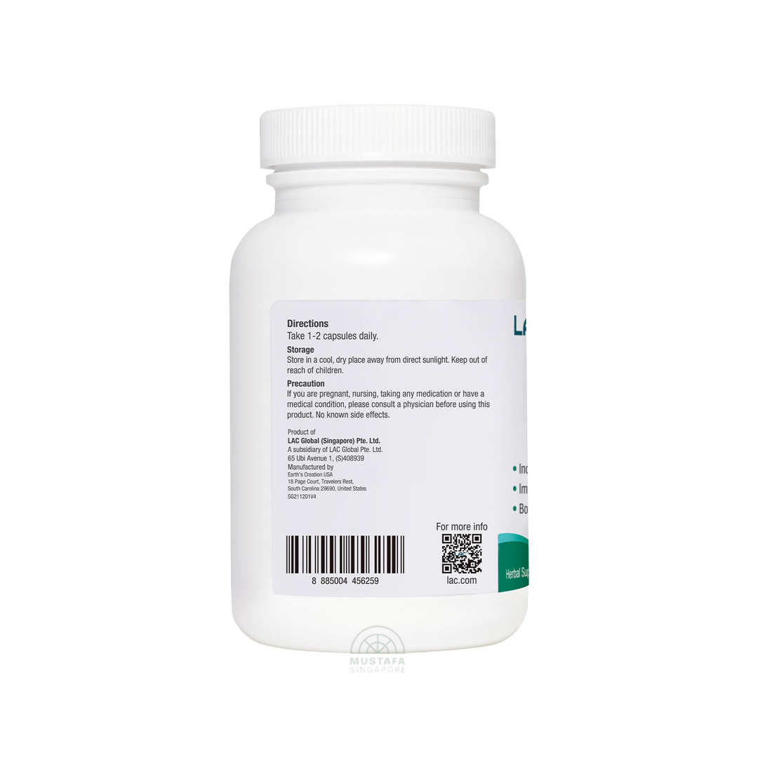 LAC Triple Ginseng Root Energy Support 90 Capsules