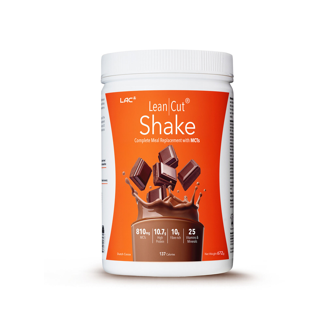 LAC LeanCut Shake Weight Management Rich Dark Chocolate 14 Servings