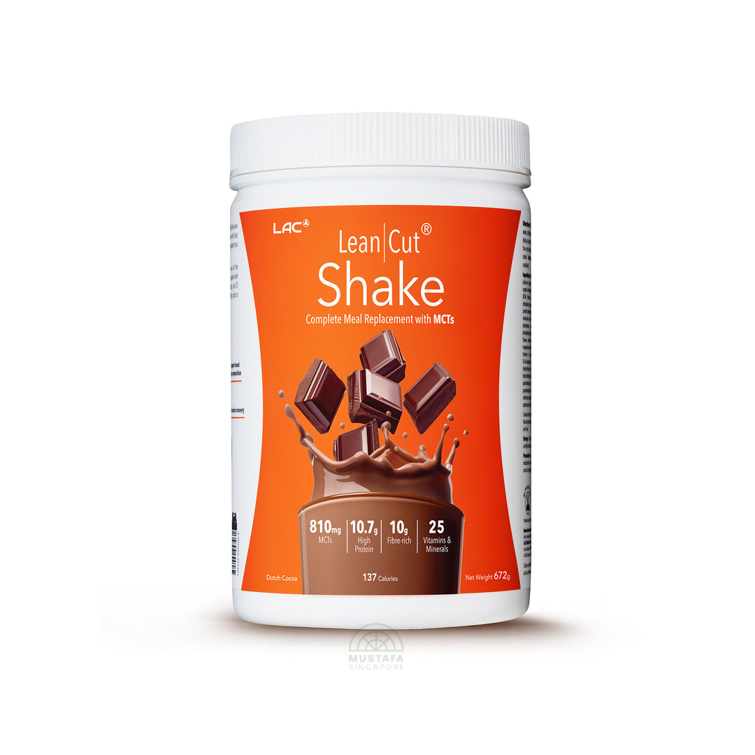 LAC LeanCut Shake Weight Management Rich Dark Chocolate 14 Servings