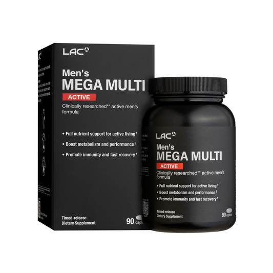 LAC Men's Mega Multi Active Daily Nutrition 90 Tablets
