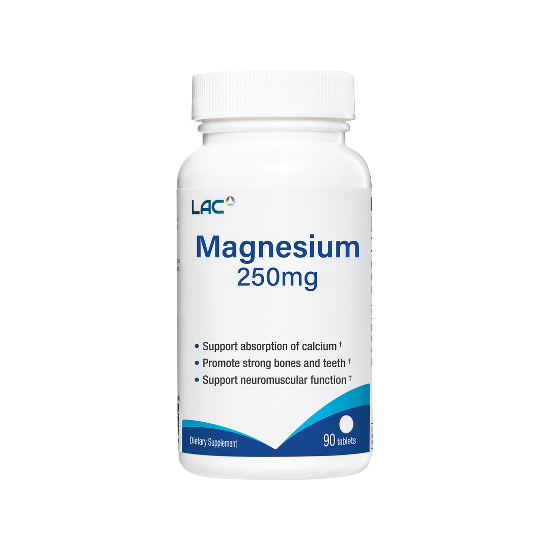 LAC Magnesium Muscle Support 250mg x 90 Capsules