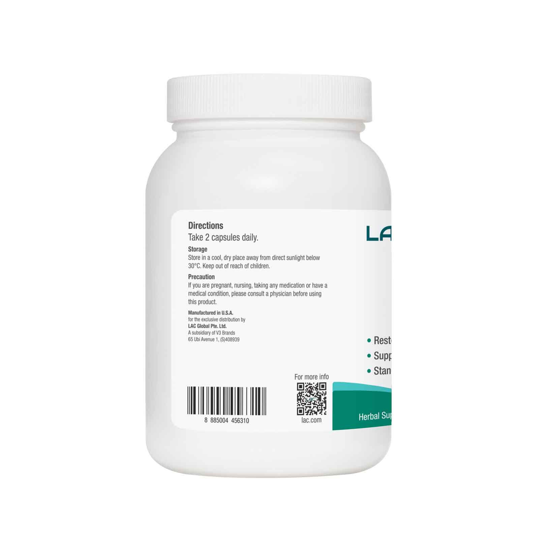 LAC Milk Thistle Liver Support Extra Strength 120 Capsules