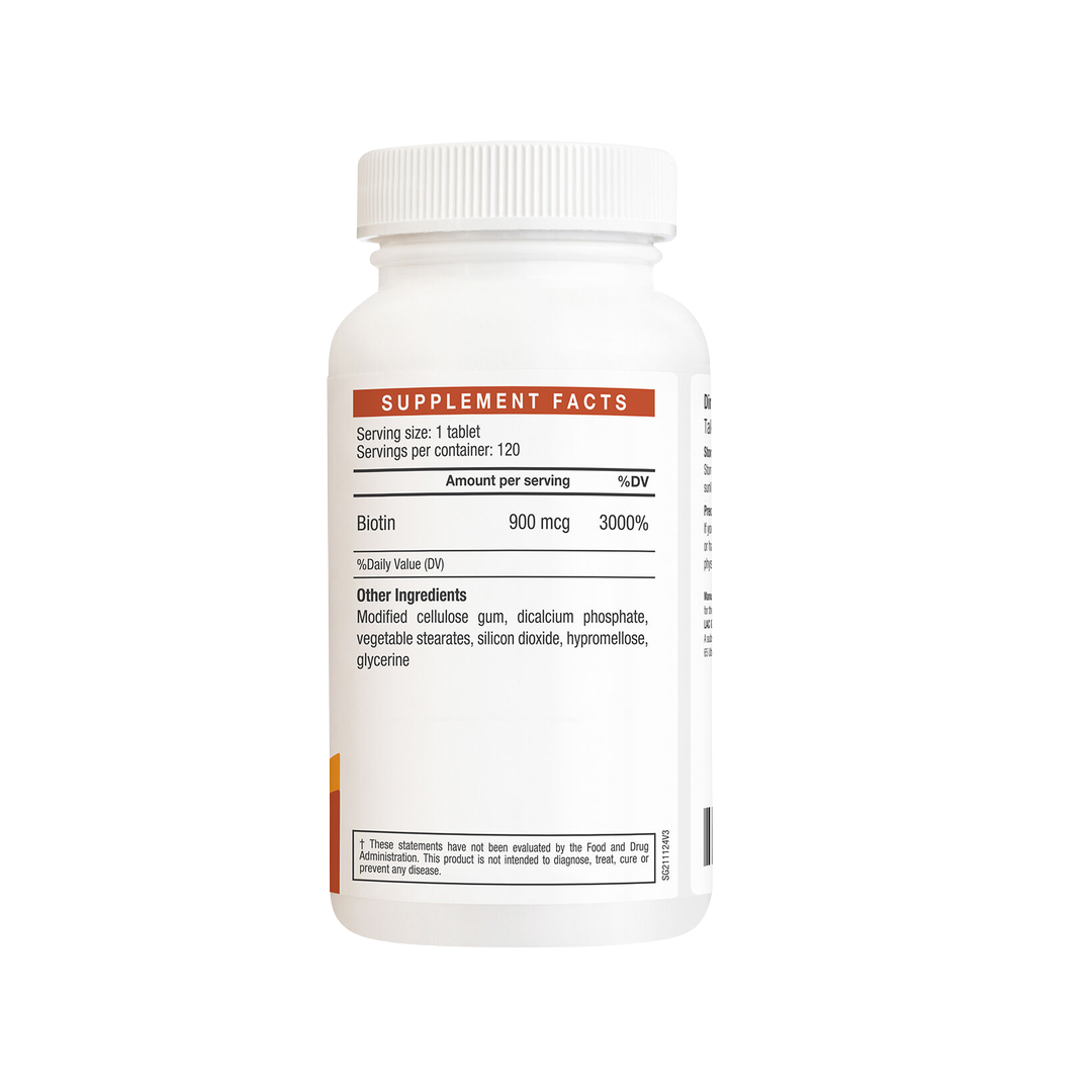 LAC Biotin Hair Skin Nail Support 900mcg x 120 Capsules