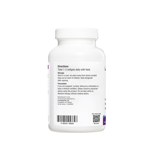 LAC Coenzyme Q10 Heart Health Support 50mg x 120 Capsules