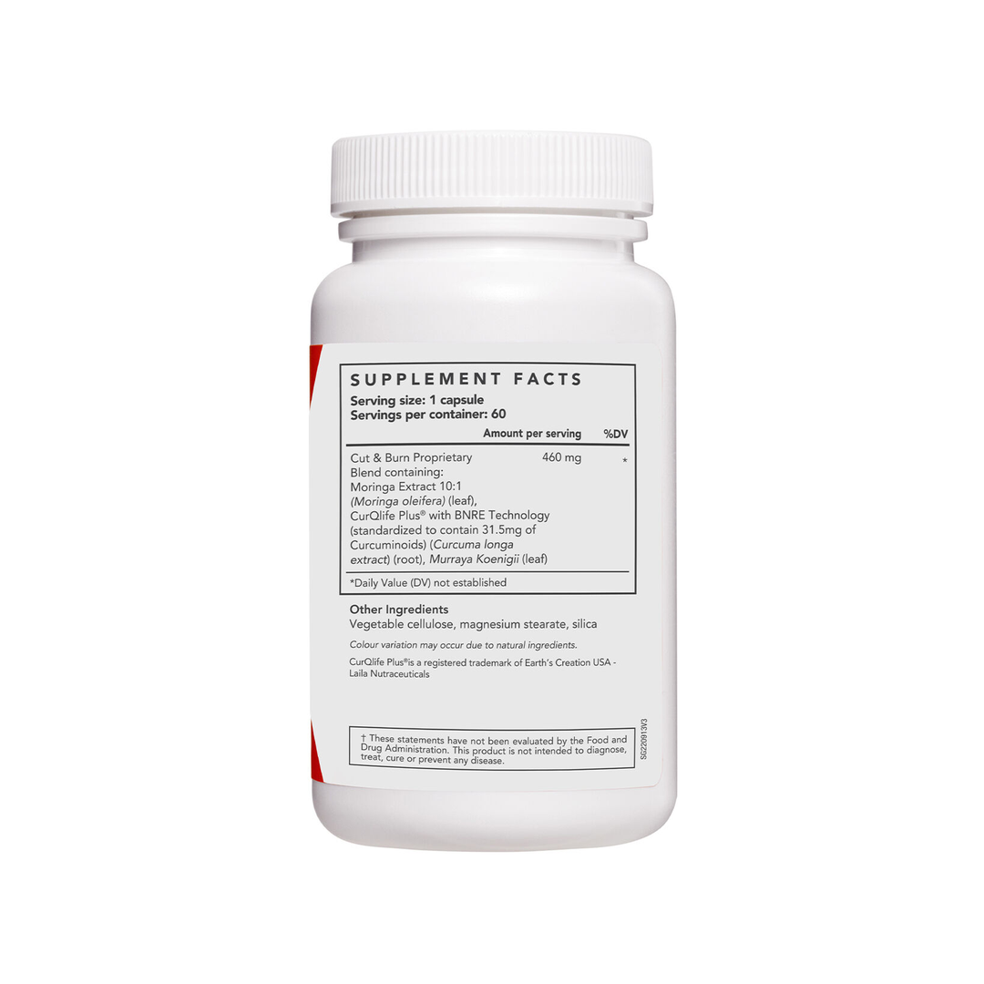 LAC LeanCut Cut And Burn Weight Management Stimulant Free 60 Capsules