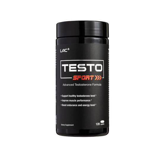 LAC Testo Sport Testosterone Support 120 Capsules