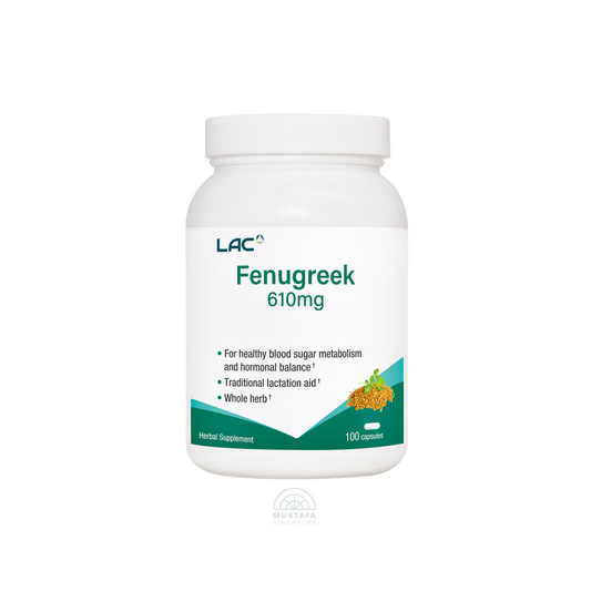 LAC Fenugreek Herbal Support 610mg x 100 Capsules
