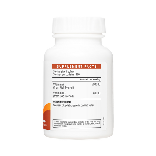 LAC Vitamin A And Vitamin D Bone Vision Support 100 Capsules