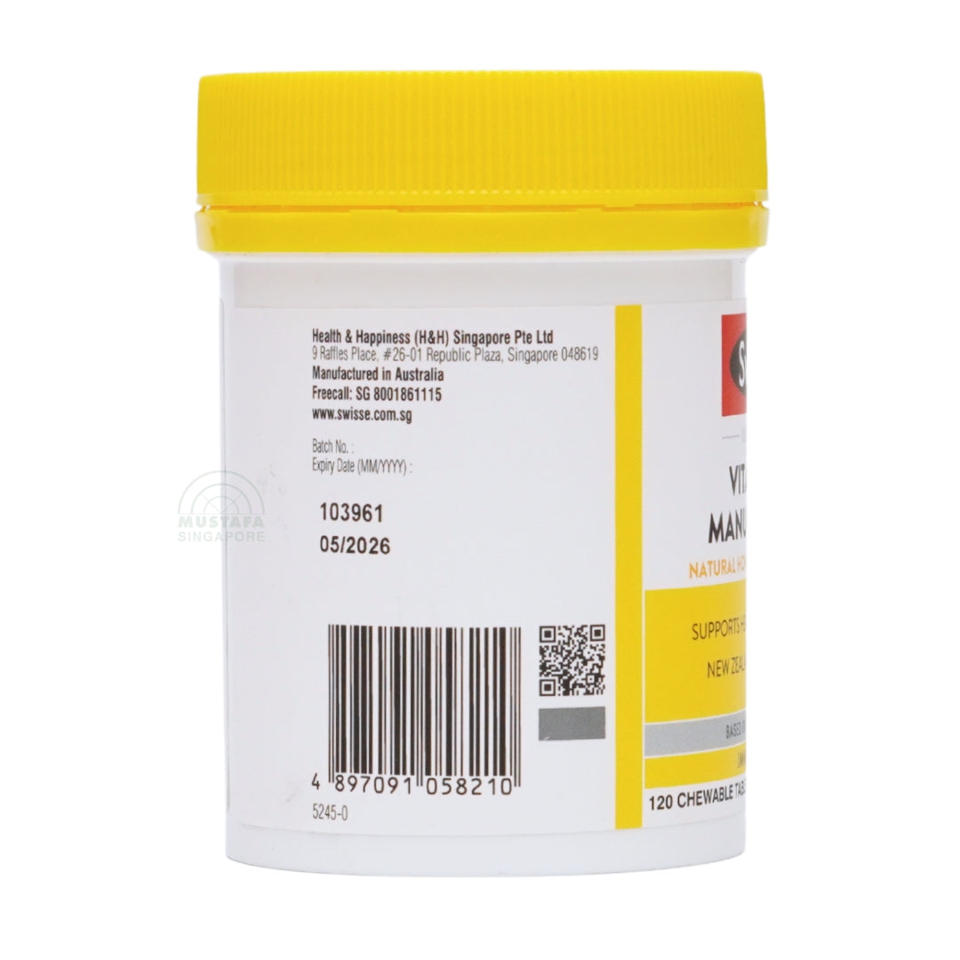 Swisse Ultiboost Vitamin C+ Manuka Honey Natural Honey & Lemon Flavour