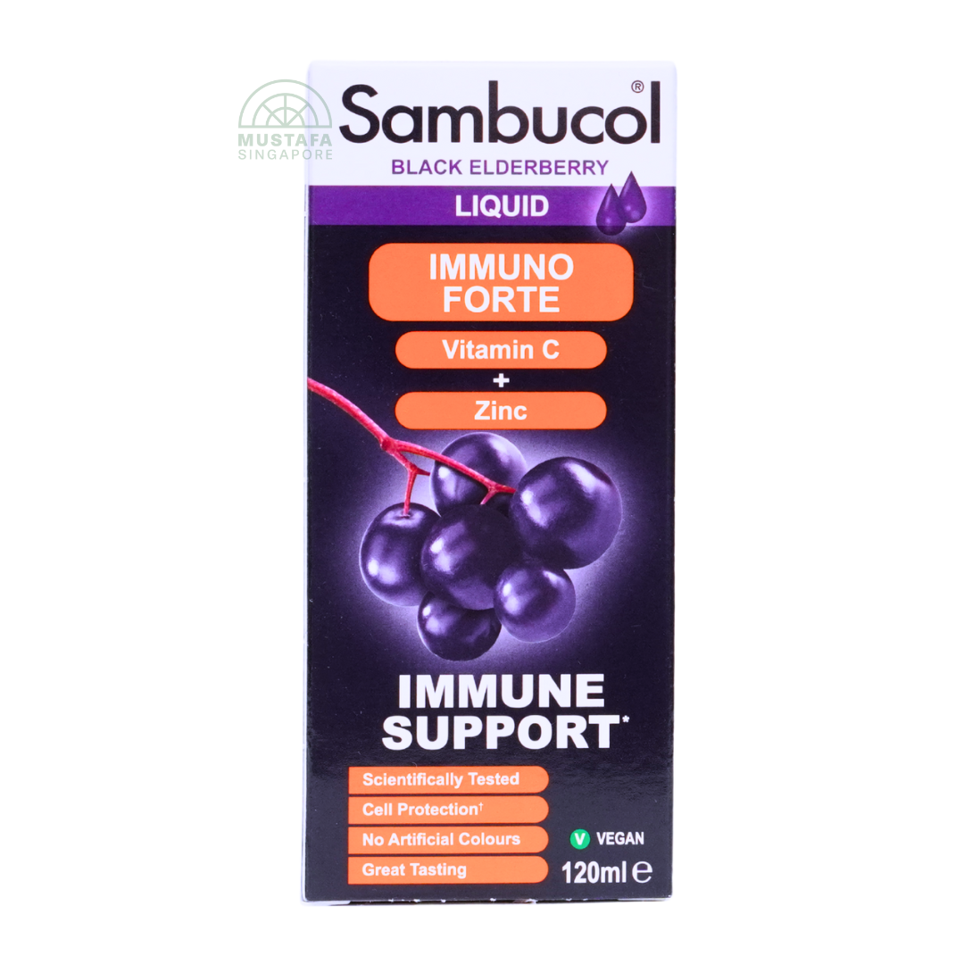 Sambucol Black Elderberry Immuno Forte (Vegan Liquid) 120ml