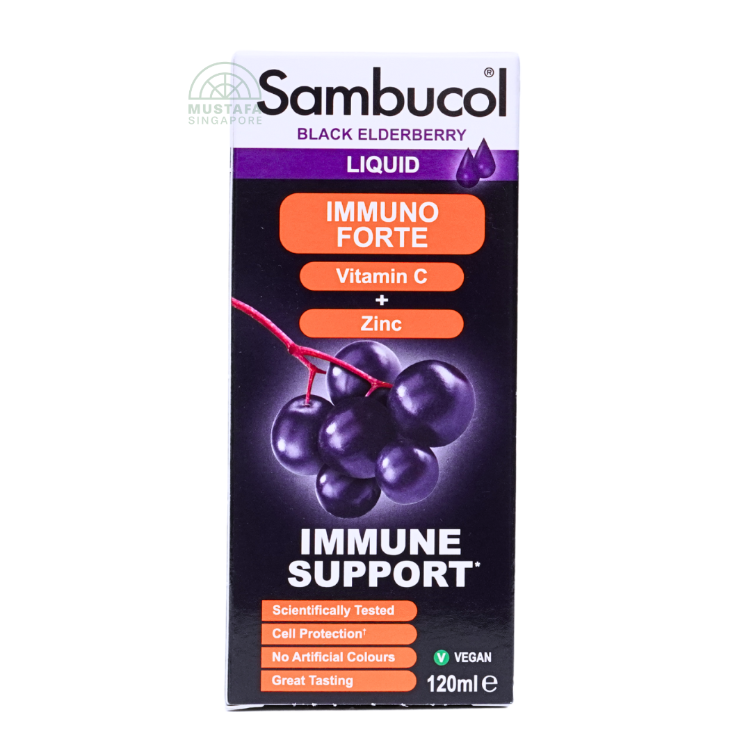Sambucol Black Elderberry Immuno Forte (Vegan Liquid) 120ml