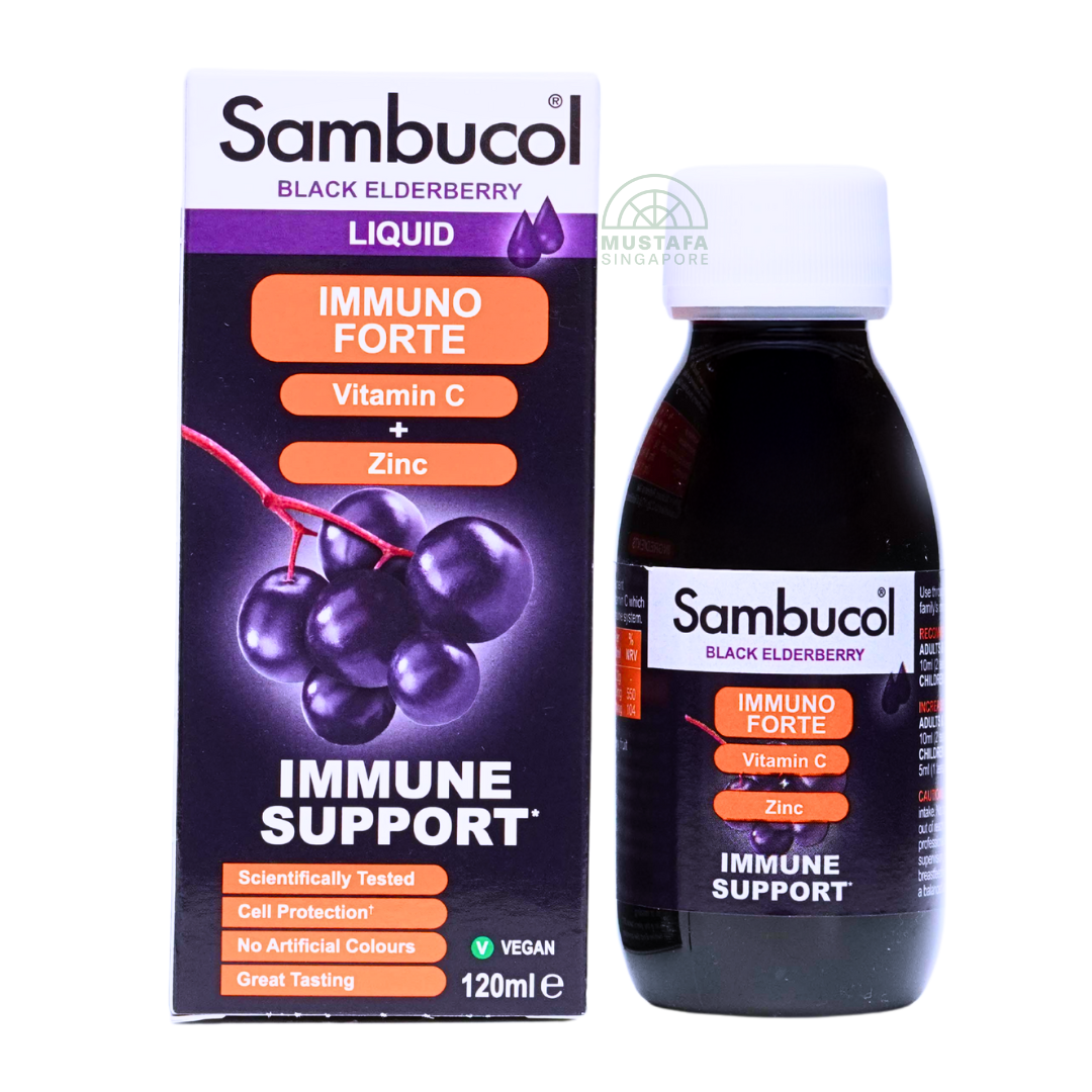 Sambucol Black Elderberry Immuno Forte (Vegan Liquid) 120ml