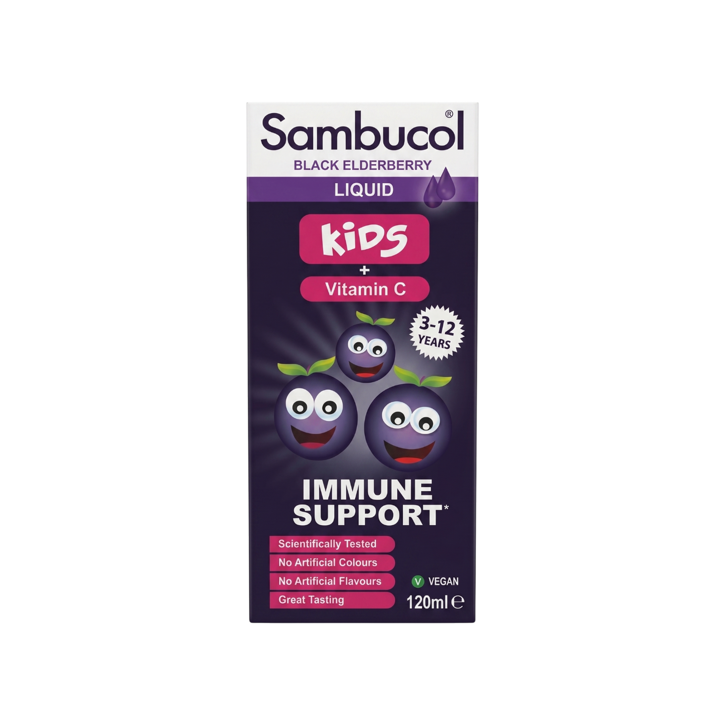 Sambucol Kids Black Elderberry Flavour Oral Liquid 120ml