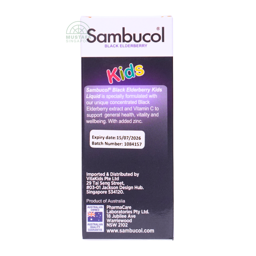 Sambucol Kids Black Elderberry Flavour Oral Liquid 120ml