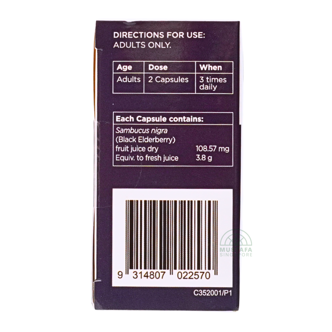 Sambucol Black Elderberry Original Formula Support Immunity 24 Hard Capsules