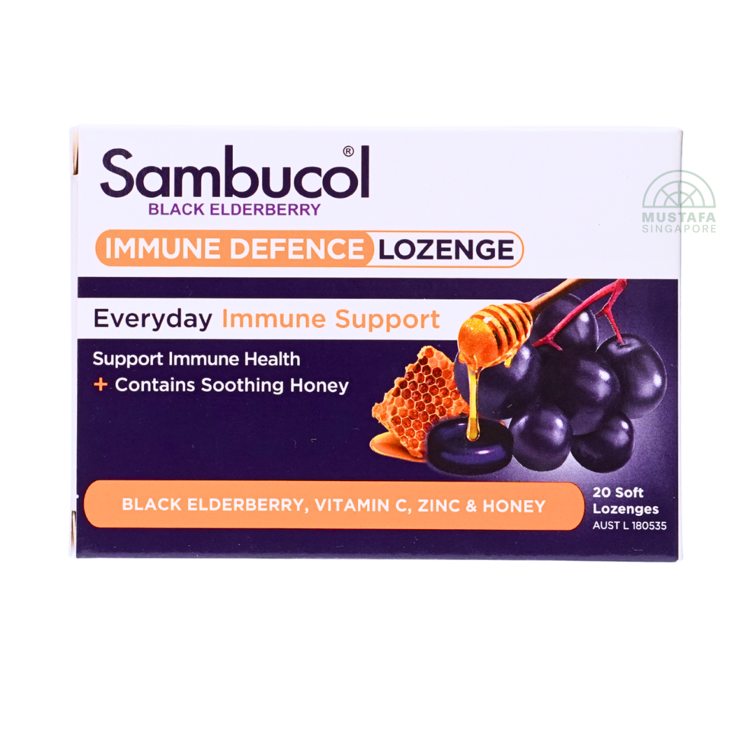 Sambucol Black Elderberry Immune Defence Lozenge 20 Soft Lozenges