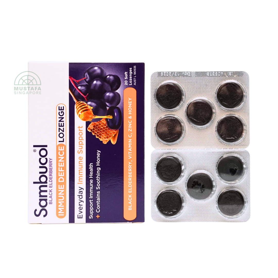 Sambucol Black Elderberry Immune Defence Lozenge 20 Soft Lozenges