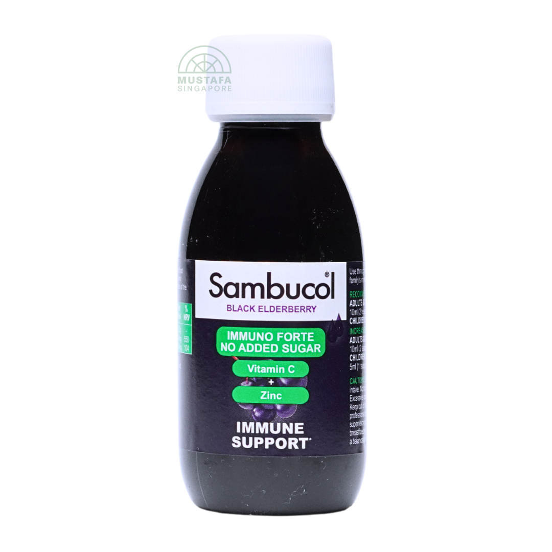 Sambucol Black Elderberry Immuno Forte Sugar Free (Vegan Liquid) 120ml