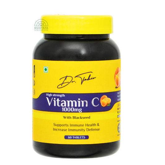 Dr Tahir High Strength Vitamin C 1000mg with Blackseed 60 capsules