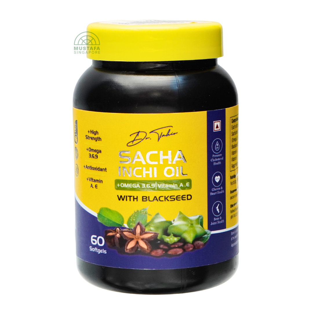 Dr Tahir Sacha Inchi Oil with Blackseed 60 capsules