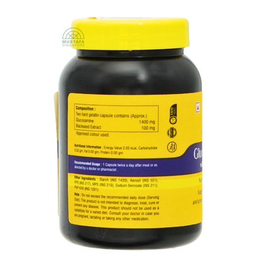 Dr Tahir Glucosamine with Blackseed 60 capsules