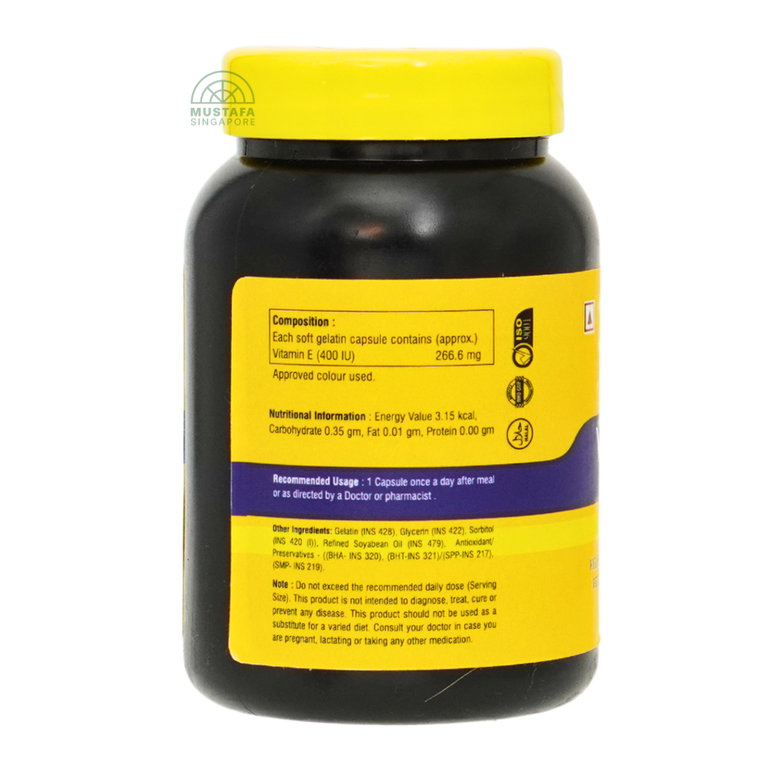 Dr Tahir Vitamin E 400 IU 60 capsules