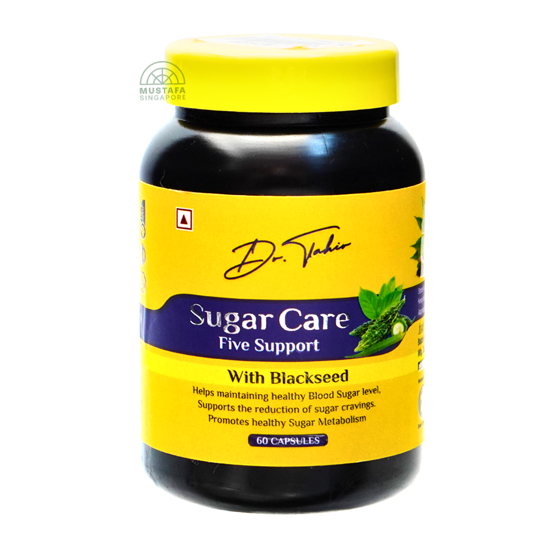 Dr Tahir Sugar Care Five Support with Blackseed 60 capsules