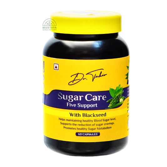 Dr Tahir Sugar Care Five Support with Blackseed 60 capsules
