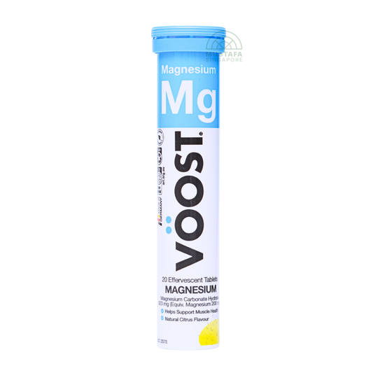 Voost Magnesium MG 20 Effervescent Tablets 200mg