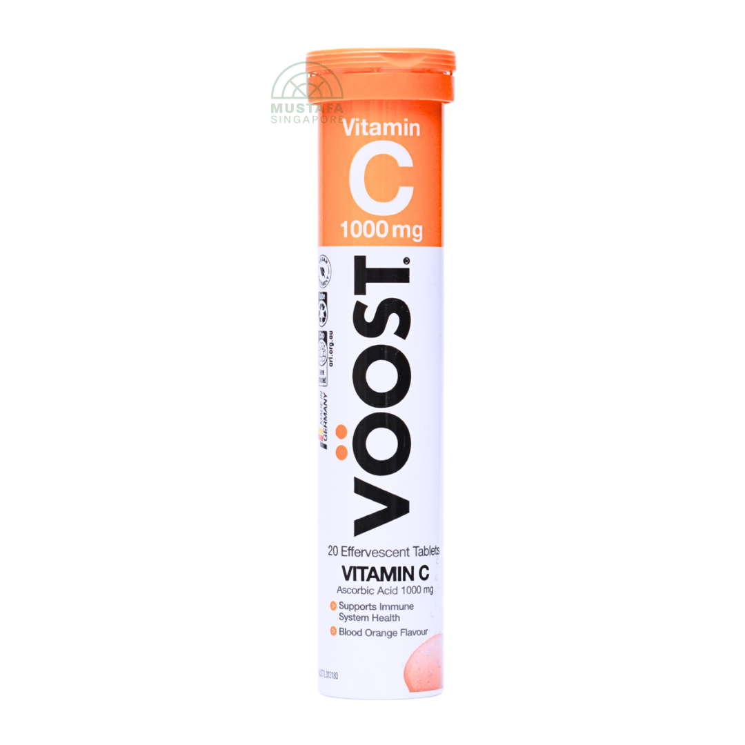 Voost Vitamin C Orange 20 Effervescent Tablets 1000mg