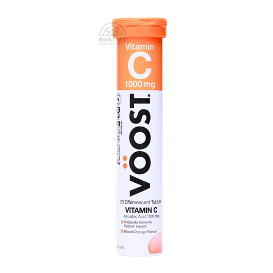 Voost Vitamin C Orange 20 Effervescent Tablets 1000mg