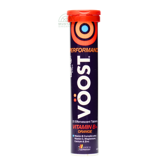 Voost Vitamin B+ Orange Performance 20 Effervescent Tablets