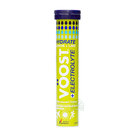 Voost + Electrolyte Lemon + Lime 20 Effervescent Tablets