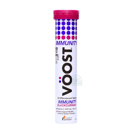 Voost Immunity Blackcurrant Vitamin C 20 Effervescent Tablets 1000mg