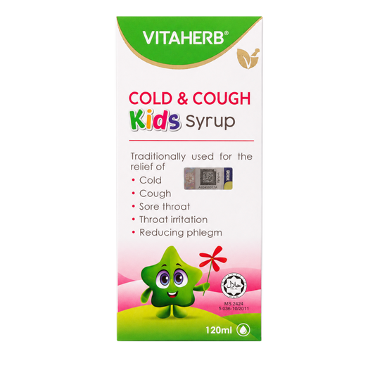 Vitaherb Cold & Cough Kids Syrup 120ml