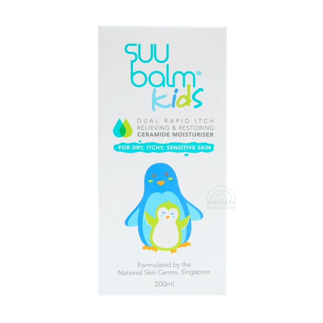 SuuBalm Kids Dual Rapid Itch Relieving & Restoring Ceramide Moisturiser 200ml